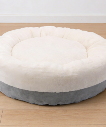 Pet Round Bed - 18-inch Soothing Non-Slip Round Dog Cat Bed