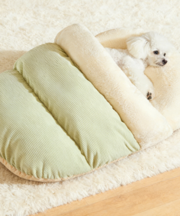 Slipper-Style Warm Plush Pet Bed - Non-Slip Pet House