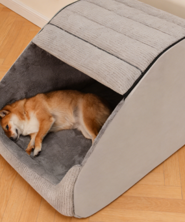 Memory Foam Insulated Plush Pet Bed - Non-Slip Base Pet House Bed