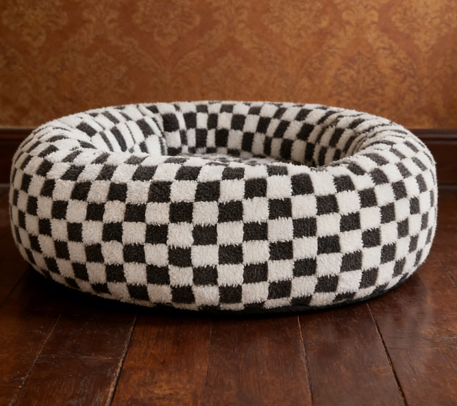 Stylish Pet Round Bed - Soothing Non-Slip Machine Washable Donut Dog Cat Bed - Image 2